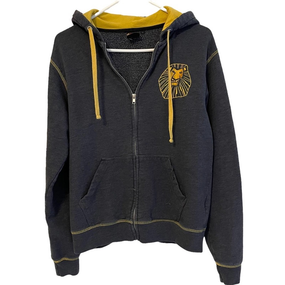 Disney Charcoal & Gold Lion King Zip Hoodie
